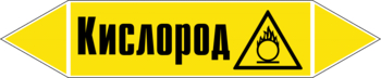 Маркировка трубопровода "кислород" (пленка, 252х52 мм) - Маркировка трубопроводов - Маркировки трубопроводов "ГАЗ" - магазин "Охрана труда и Техника безопасности"