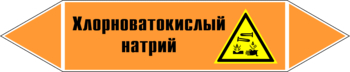 Маркировка трубопровода "хлорноватокислый натрий" (k10, пленка, 358х74 мм)" - Маркировка трубопроводов - Маркировки трубопроводов "КИСЛОТА" - магазин "Охрана труда и Техника безопасности"